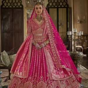 Royal Pink Bridal Lehenga Set
