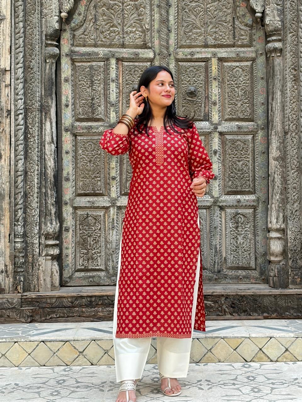 printed kurti